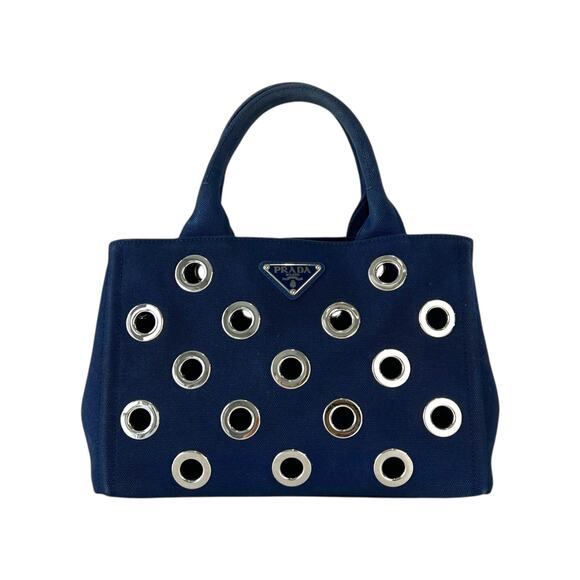 Prada Canapa Grommet Bag - Picture 1 of 10